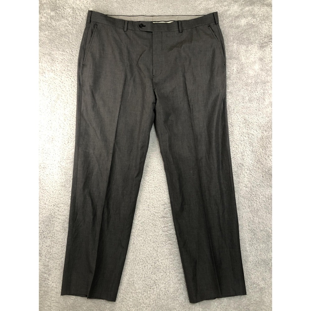 Brooks Brothers Pants Mens 42x31 Gray 1818 Fitzgerald Wool Blend